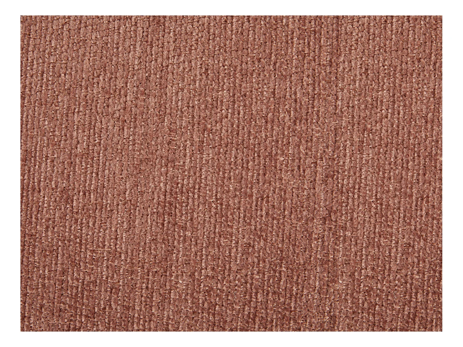 Canapé d'angle gauche en velours texturé terracotta LOUSADO