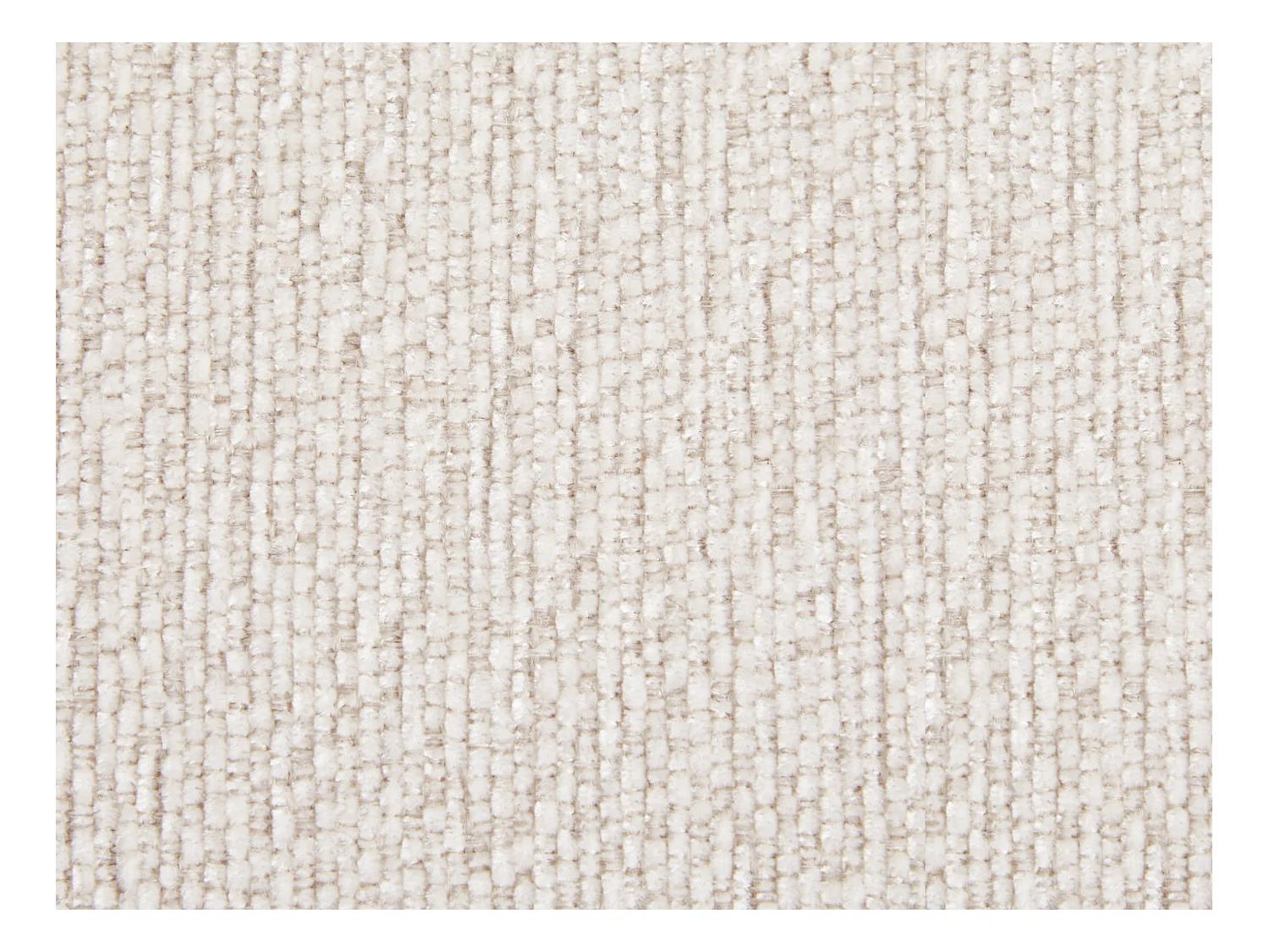 Canapé d'angle gauche en velours texturé beige LOUSADO