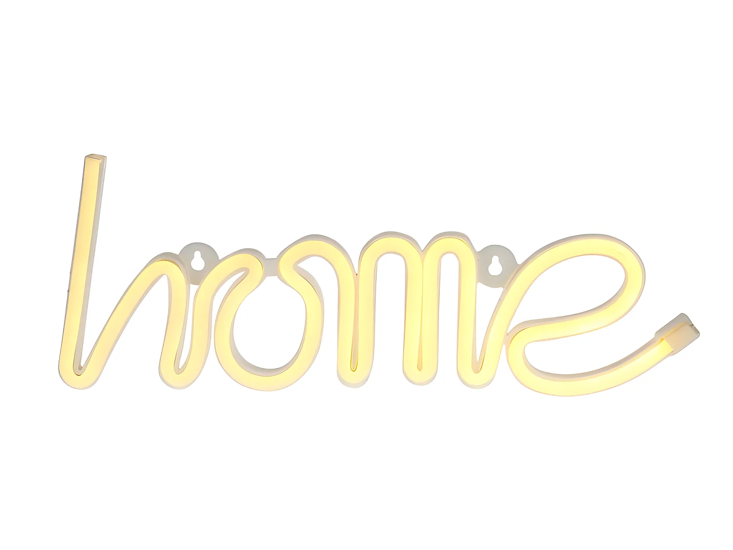 Néon mural à piles Home blanc chaud Ostaria