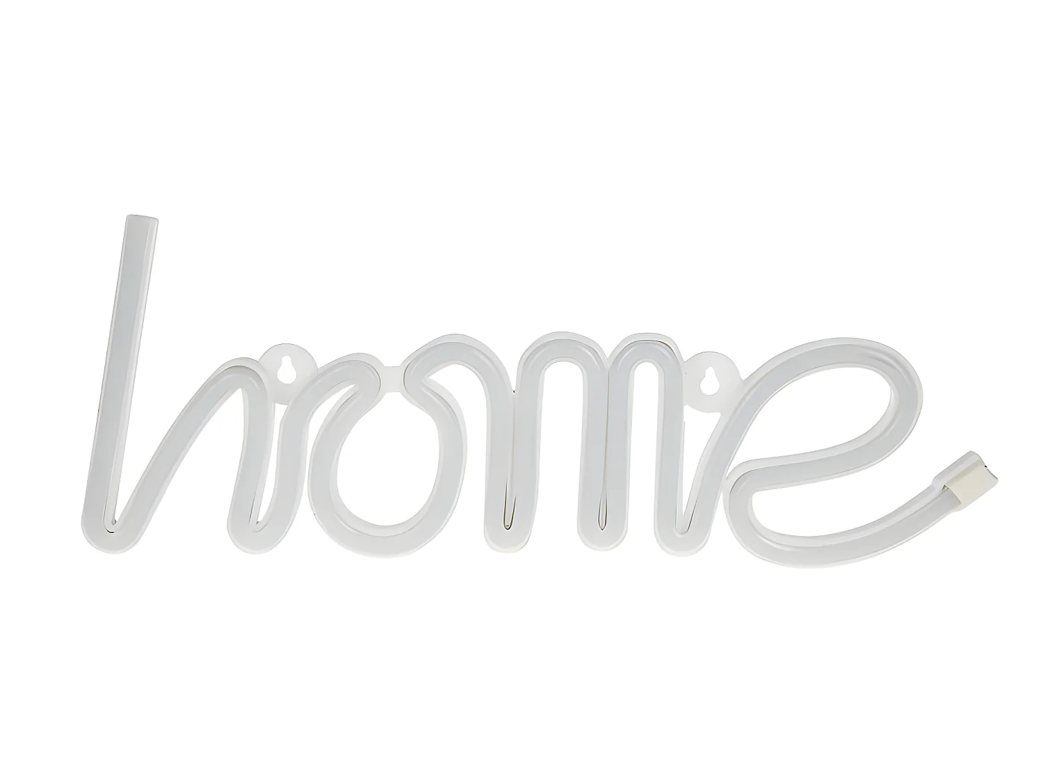 Néon mural à piles Home blanc chaud Ostaria