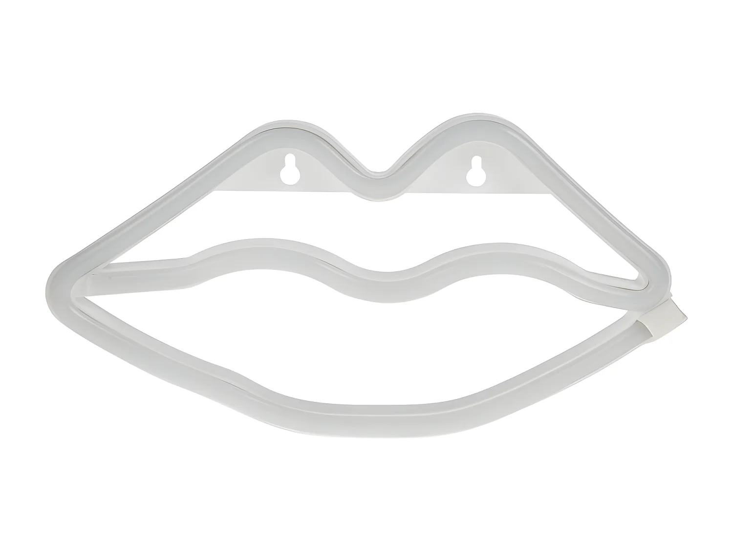 Néon mural à piles Bouche rouge Ostaria