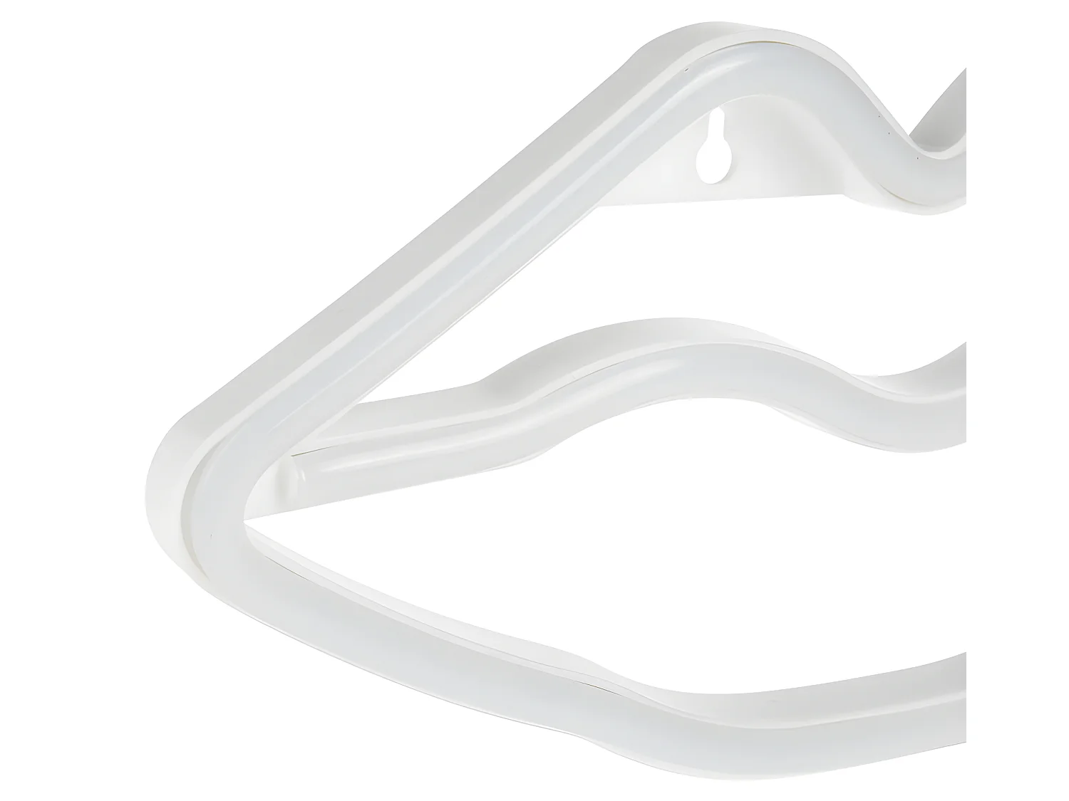 Néon mural à piles Bouche rouge Ostaria