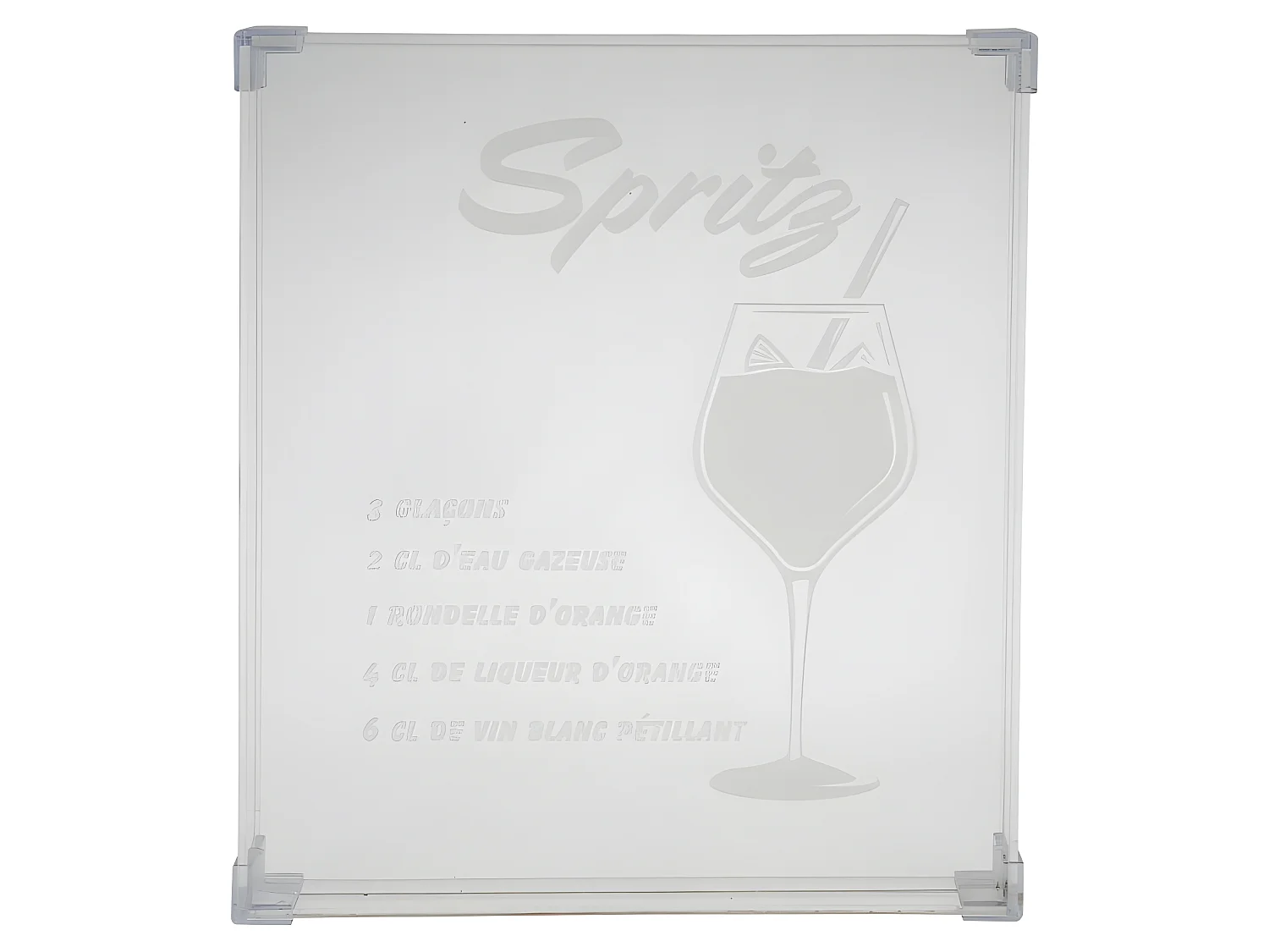 Néon mural USB recette du Spritz Ostaria