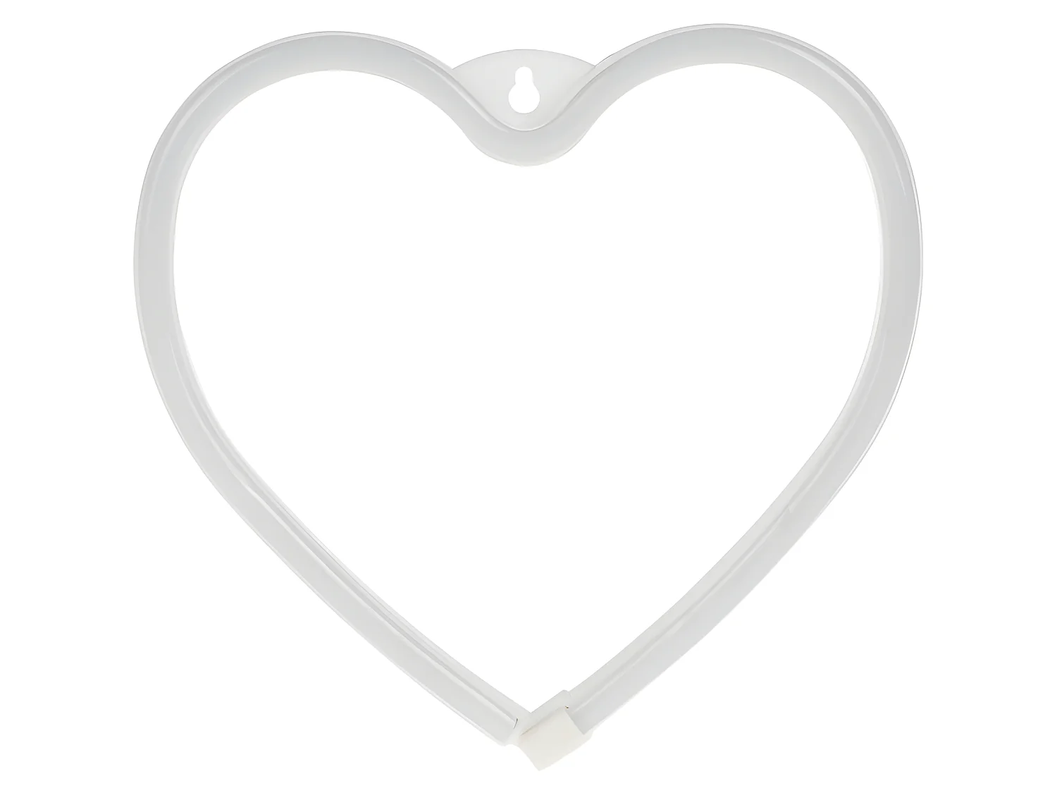 Néon mural à piles Cœur rose Ostaria