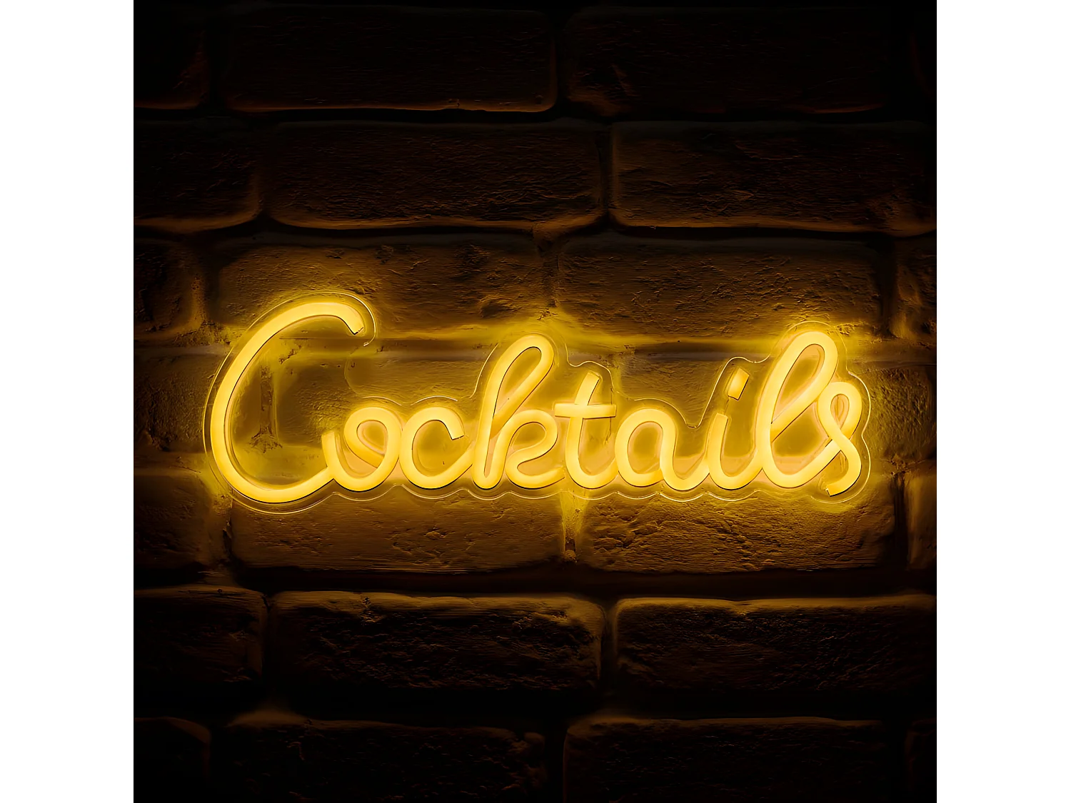 Néon mural USB Cocktails Ostaria