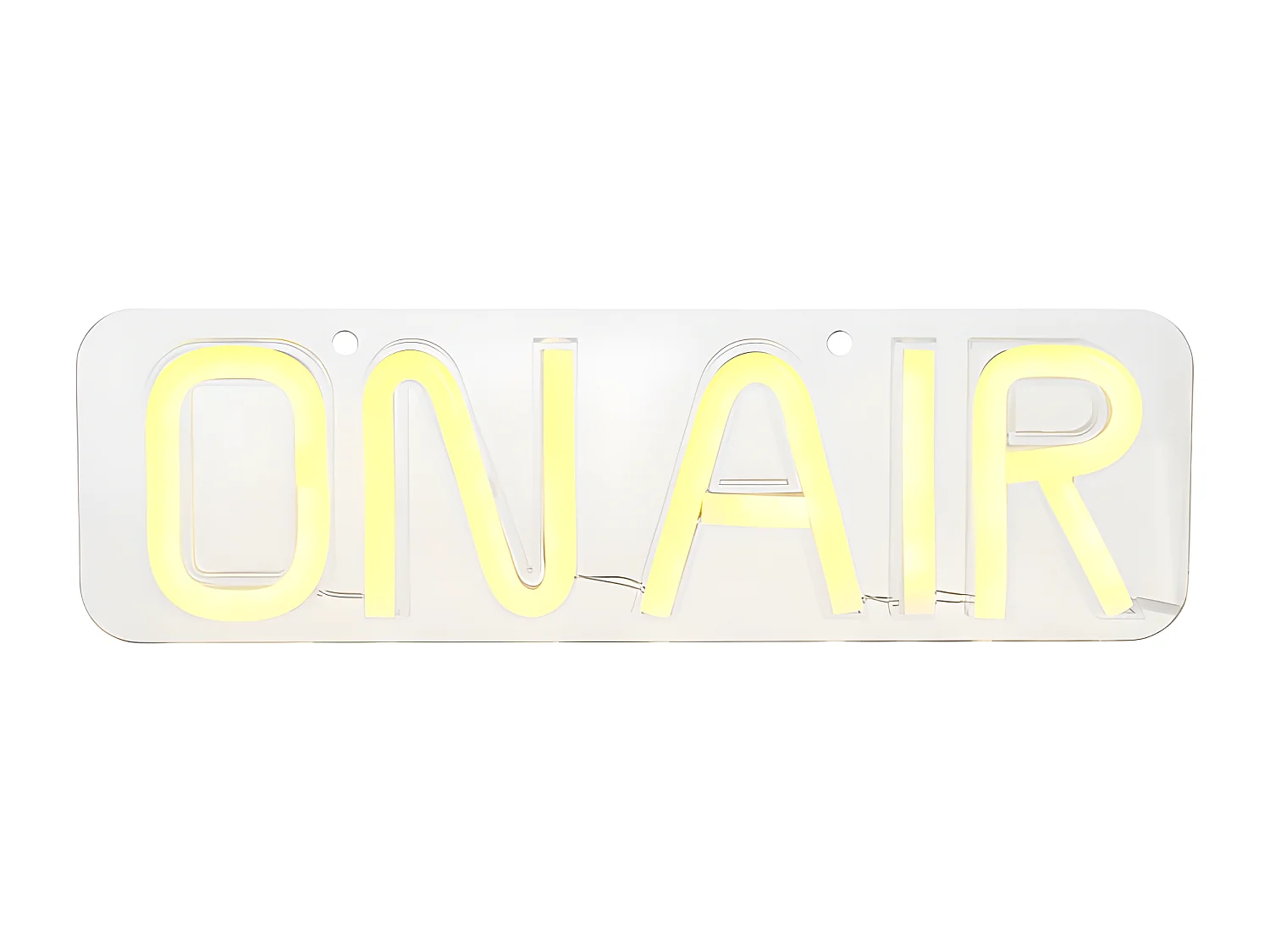 Néon mural USB On Air jaune Ostaria