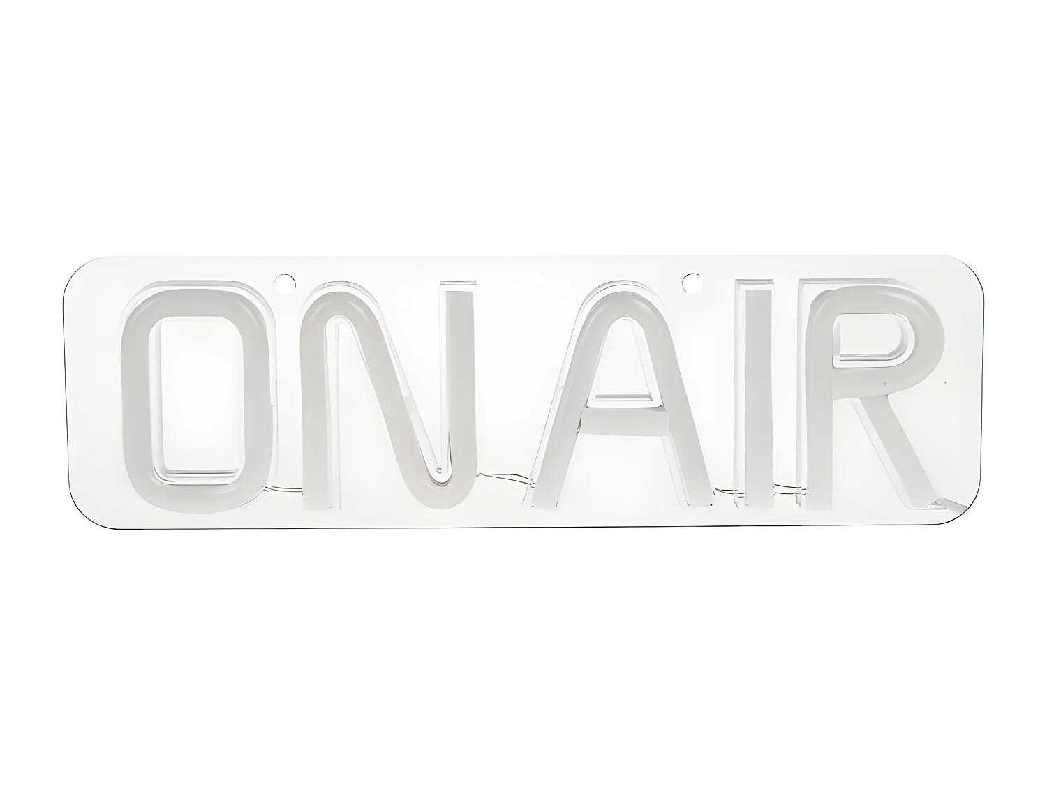 Néon mural USB On Air jaune Ostaria