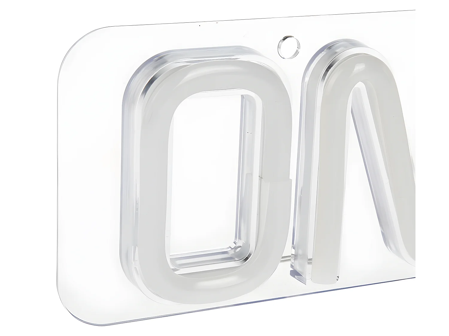 Néon mural USB On Air jaune Ostaria