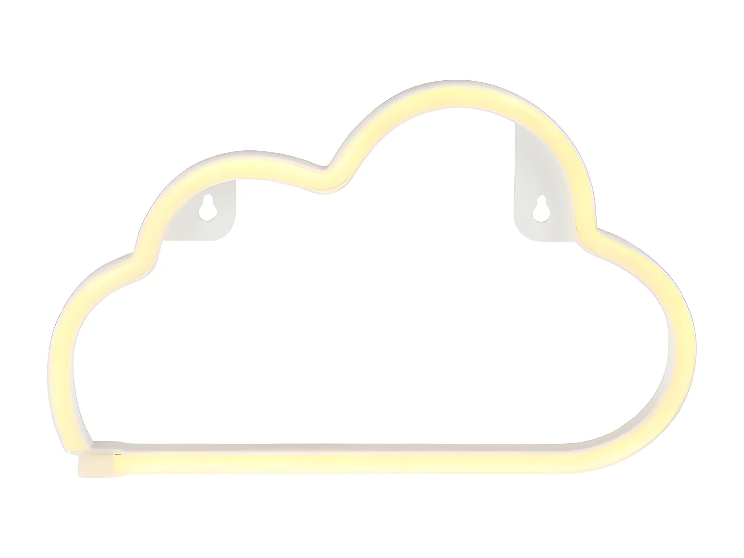 Néon mural à piles Nuage blanc chaud Ostaria