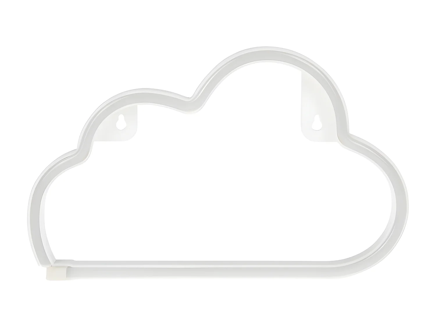 Néon mural à piles Nuage blanc chaud Ostaria