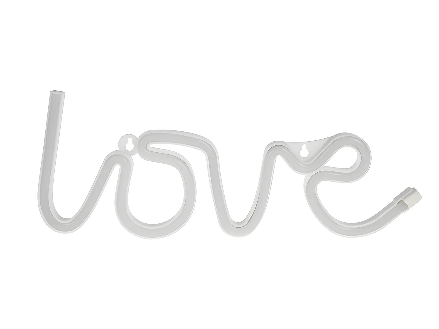 Néon mural à piles Love rose Ostaria