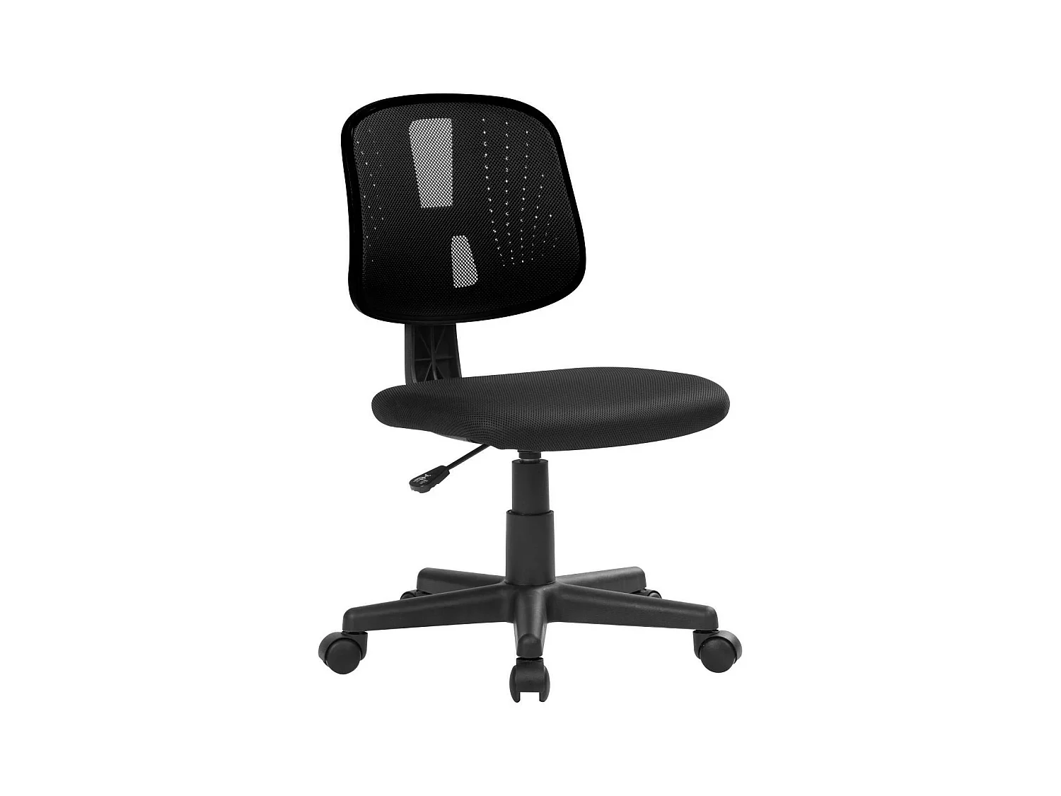 Dlazeti bureaustoel, Bureaustoel, Ergonomische bureaustoel, 49x43h81/93 cm, Zwart