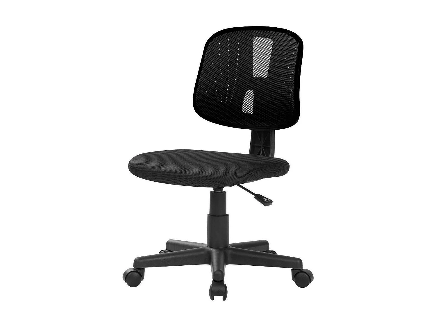 Dlazeti bureaustoel, Bureaustoel, Ergonomische bureaustoel, 49x43h81/93 cm, Zwart