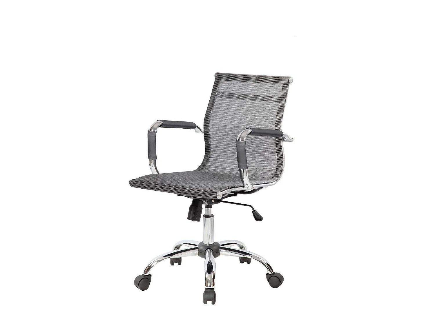 Bürostuhl Traversonen\, Chefsessel mit Armlehnen, Ergonomischer Bürostuhl, Grau, 62x54h92/102 cm