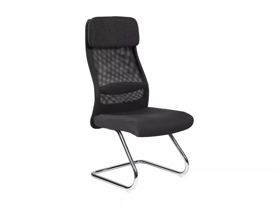 Kauf Unique Bürostuhl Dlozan, Bürostühle für Wartezimmer, Ergonomischer Wartezimmerstuhl, 58x47h105 cm, Schwarz