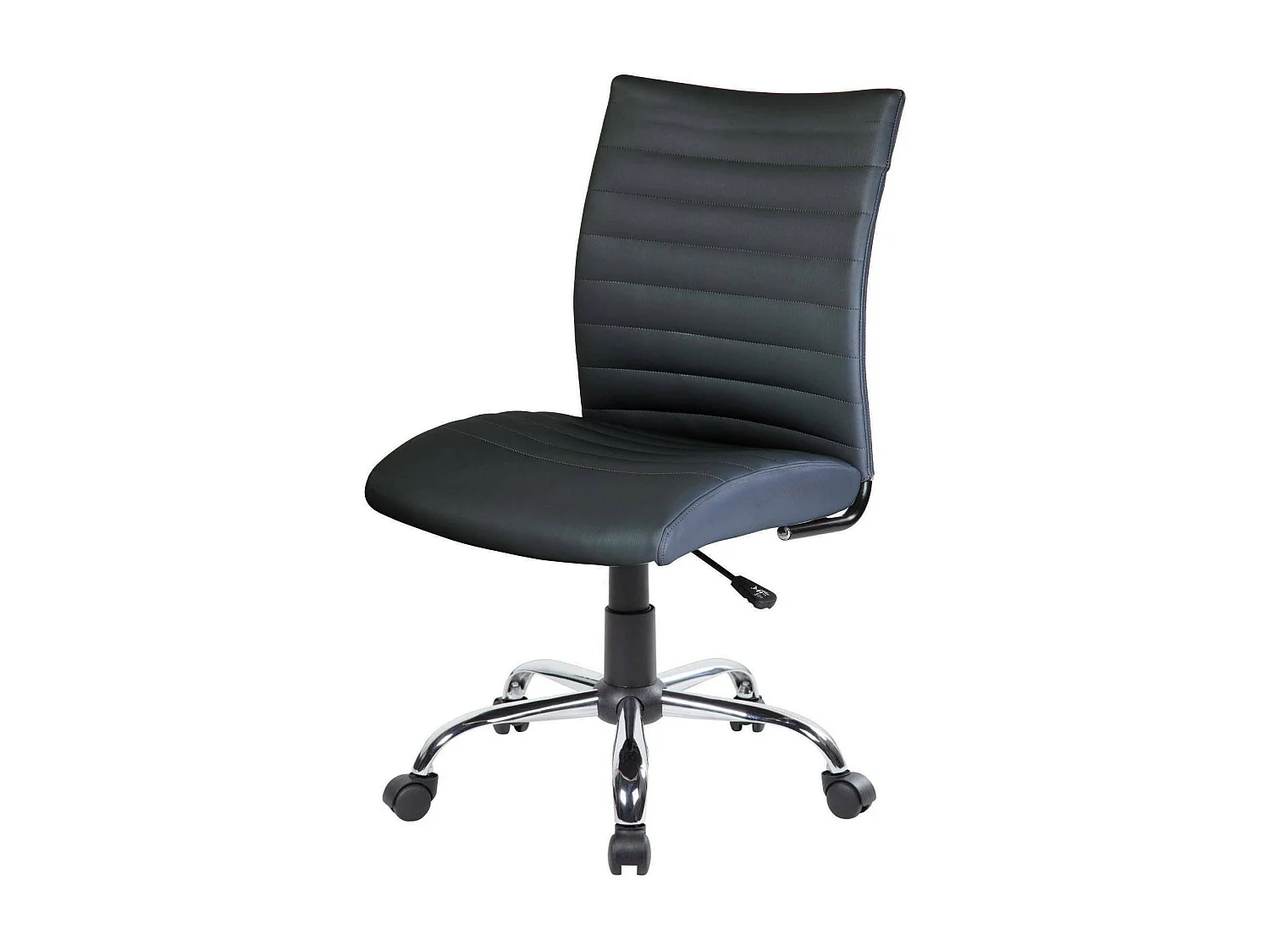 Dkum bureaustoel, Taakfauteuil, Ergonomische bureaustoel, 54x48h90/100 cm, Zwart