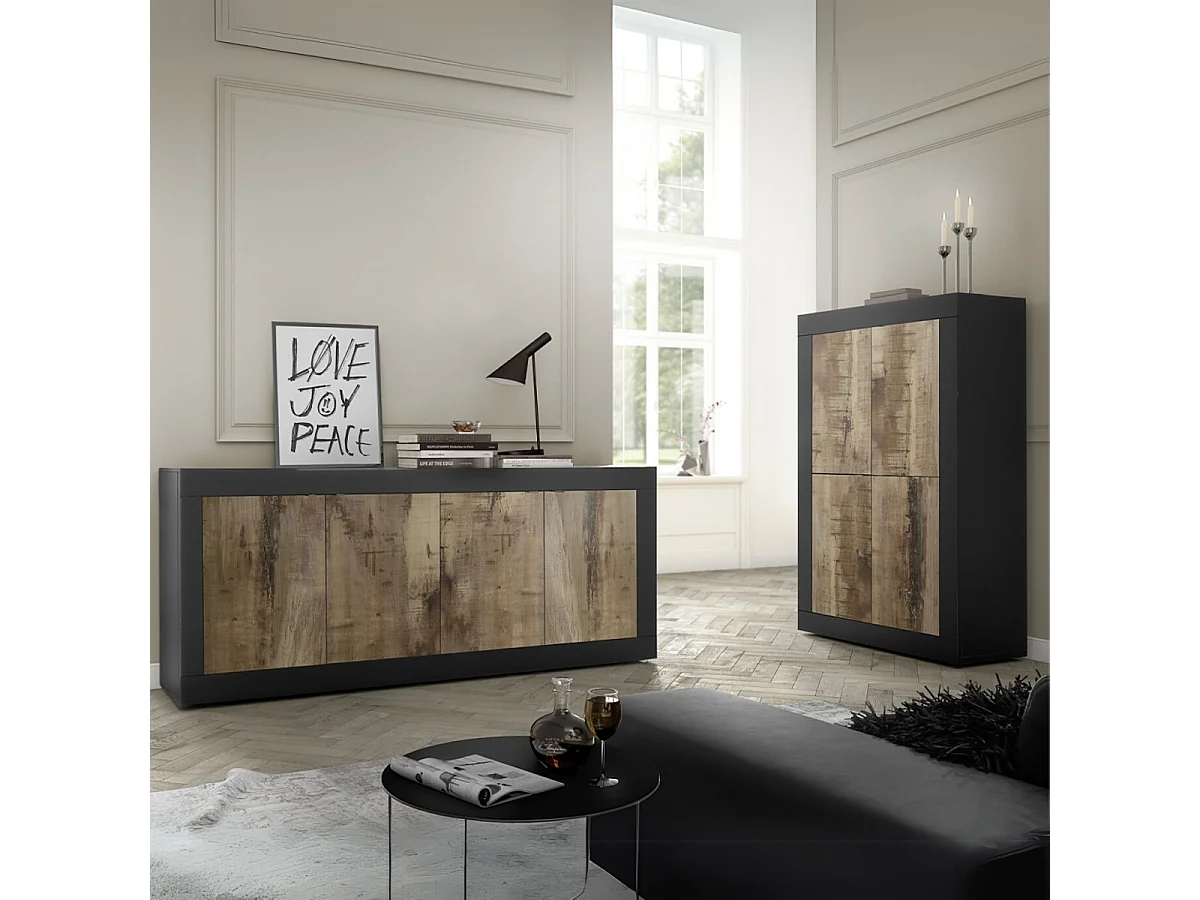 Buffet 4 portes Initial - L207 cm