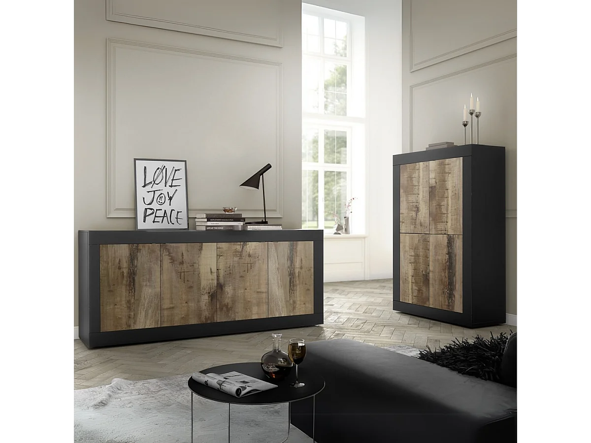 Buffet 4 portes Initial - L207 cm