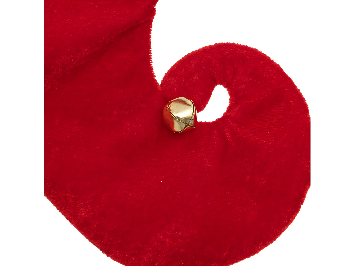 Déco de Noël Botte Lutin grand modèle en feutrine avec grelot H 42 cm