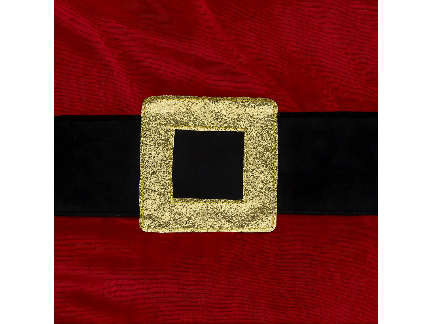 Grande Hotte Veste du Père Noël 50 x 70 cm