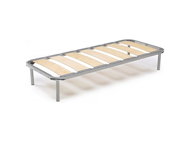 Sommier simple Dgrec, Sommier orthopédique à lattes larges, 100% Made in Italy, 80x190h 31 cm