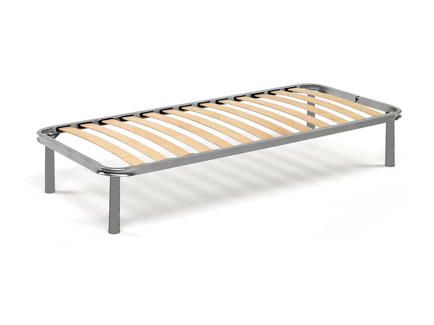 Base de cama individual Dgori, Base ortopédica em contraplacado de bétula com 13 ripas, 100% Fabricado em Itália, 90x190h 34 cm