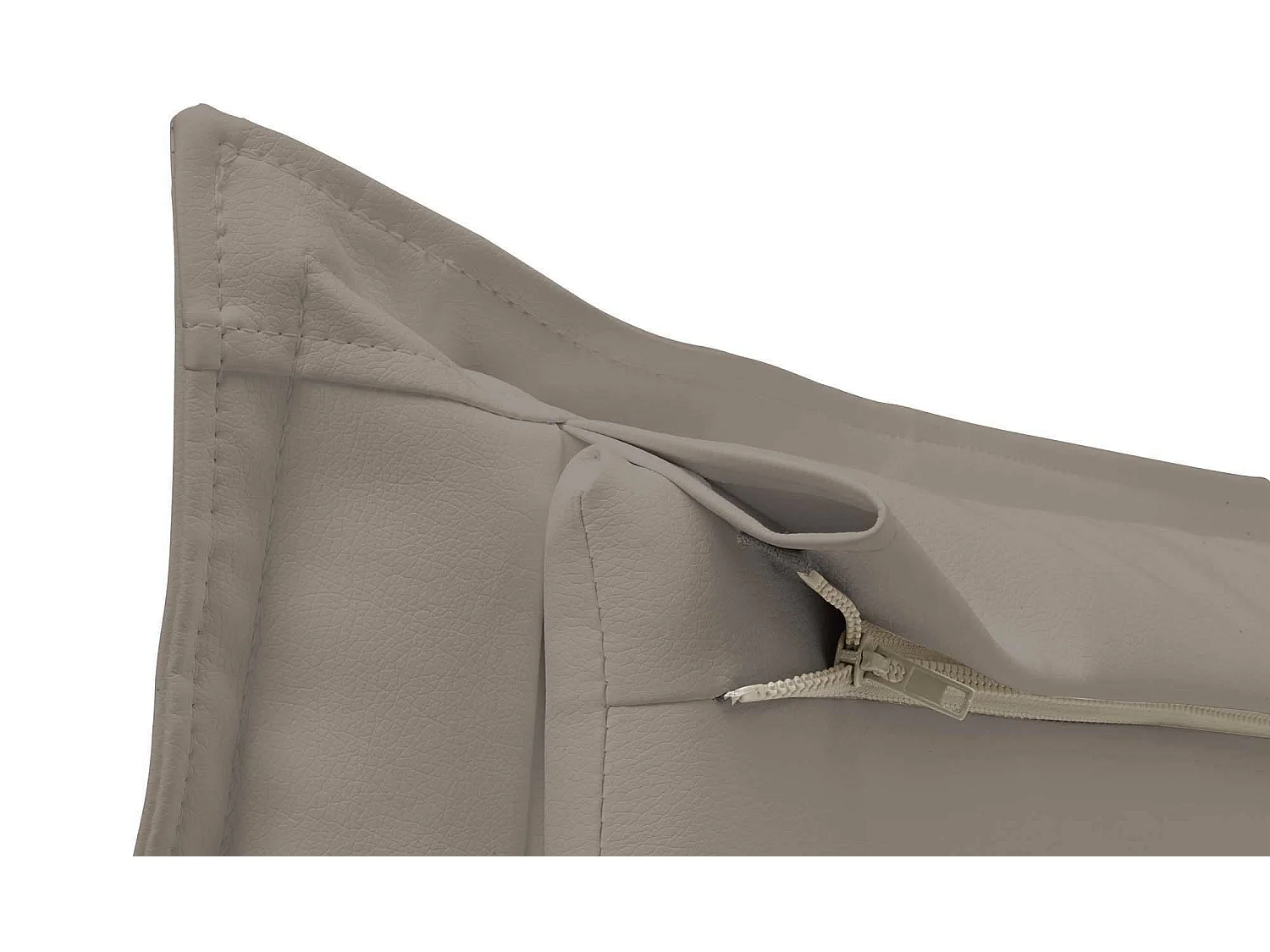 Lit double Dlemin, lit coffre avec revêtement en éco-cuir, 100% Made in Italy, ouverture frontale, adapté pour matelas 120x200 cm, gris tourterelle