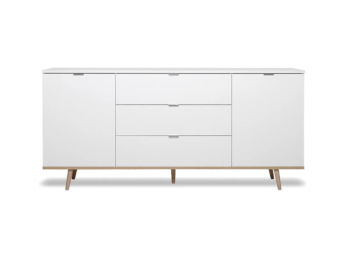 Dressoir 2 deuren 3 laden L180 cm - Copenhague