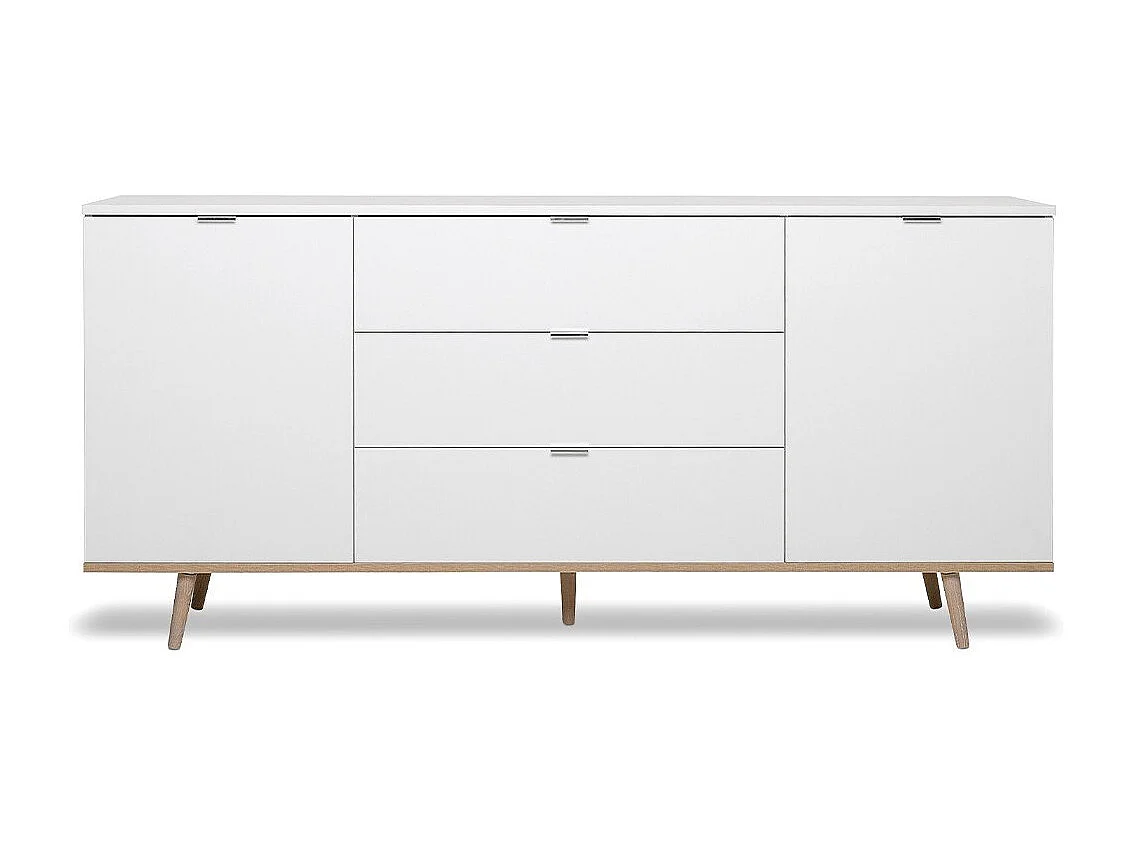 Dressoir 2 deuren 3 laden L180 cm - Copenhague