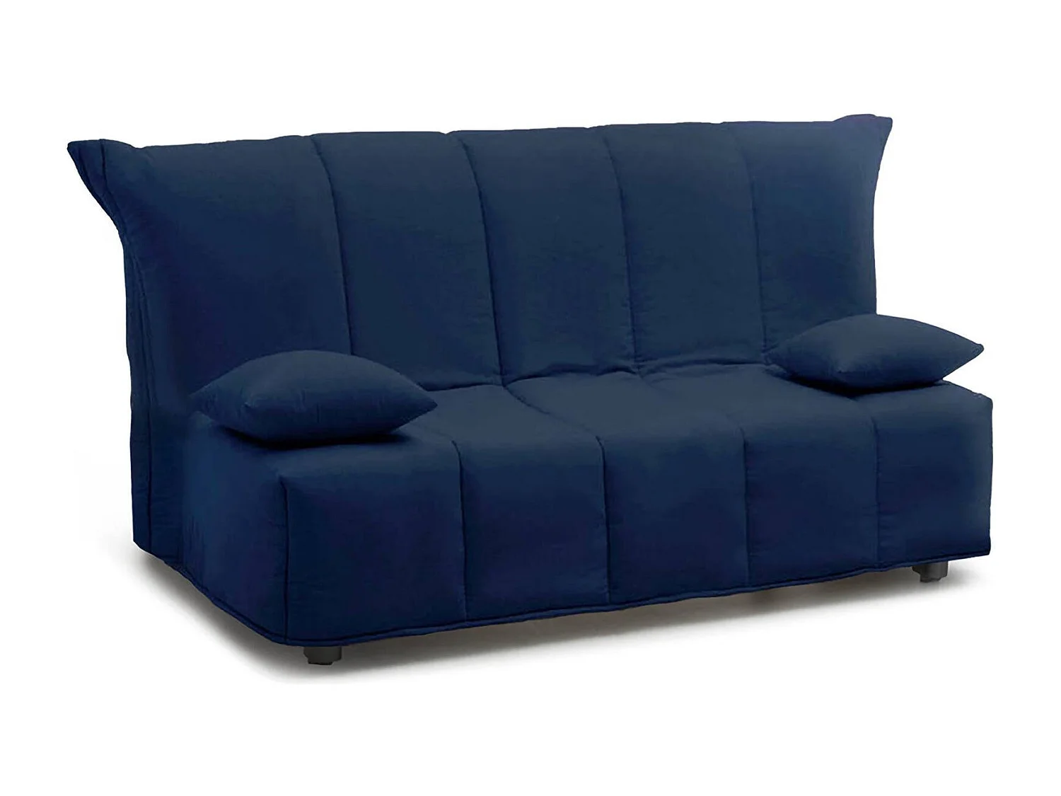 Talamo Italia - Divano letto 2 posti Ariska, Cm 125x90h85, Blu