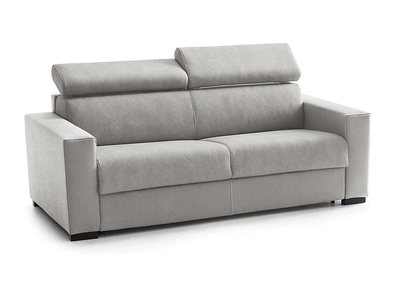 Talamo Italia - Divano fisso 3 posti Vigolana, Cm 220x95h85, Grigio