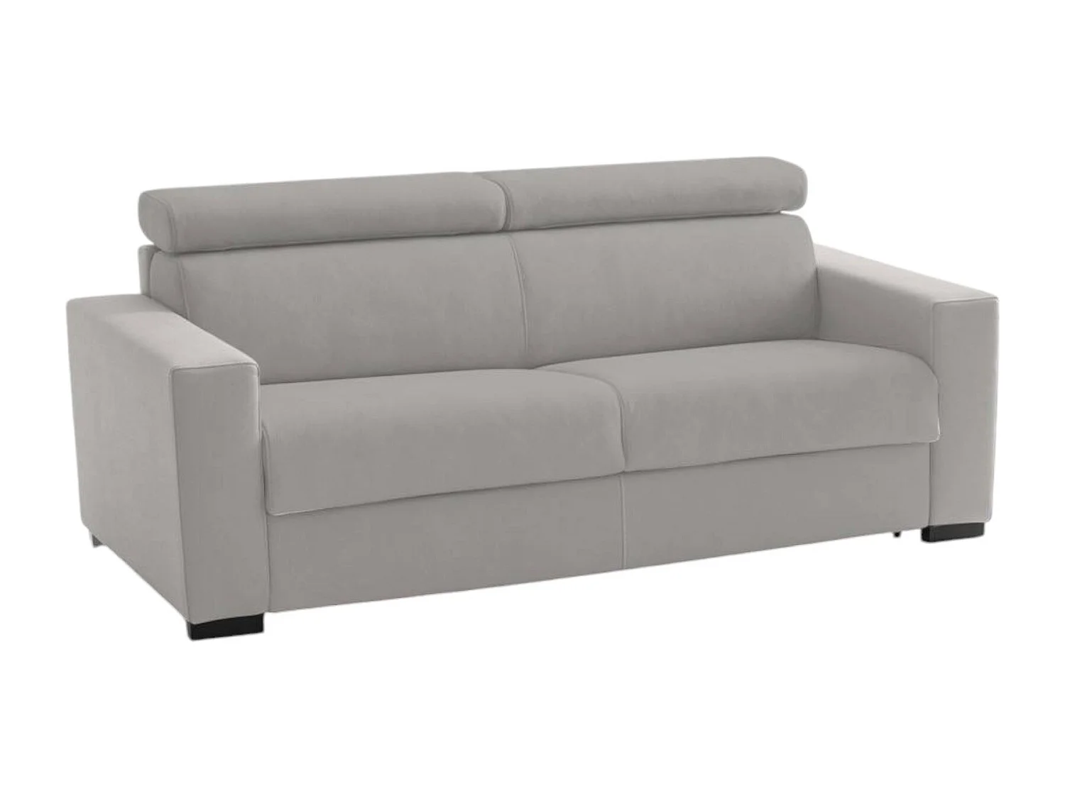Talamo Italia - Divano fisso 2 posti Schiavo, Cm 200x95h85, Grigio