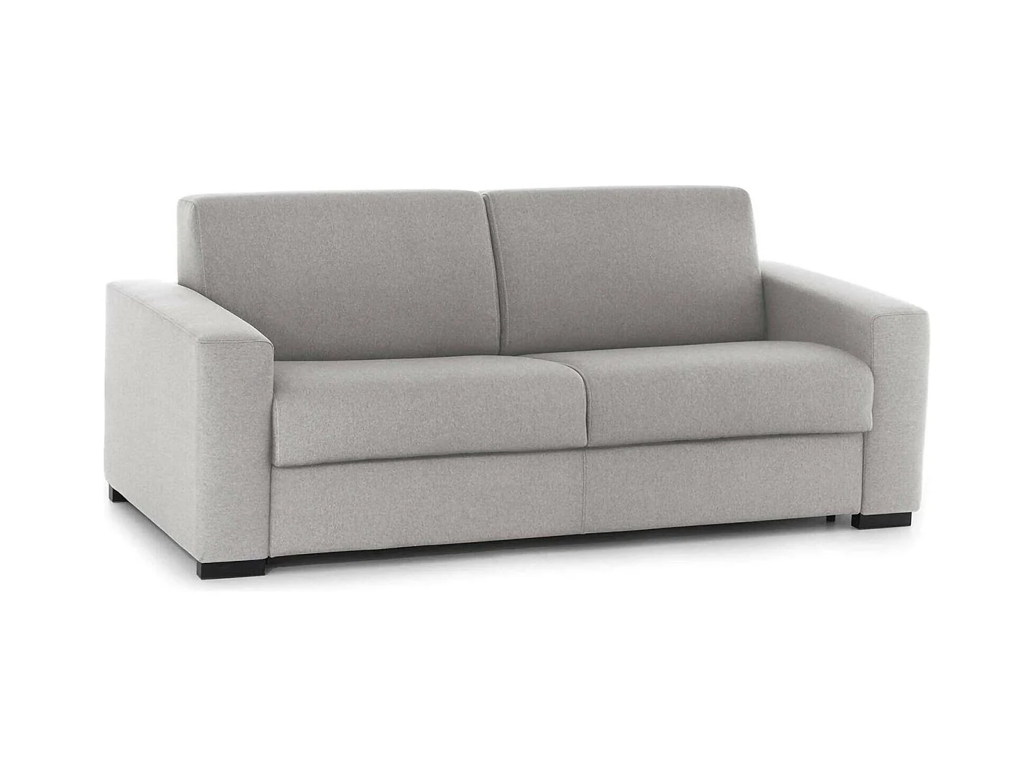Canapé fixe Dciucc, canapé 3 places, 100% Made in Italy, Canapé de salon en tissu rembourré, avec accoudoirs standards, 220x95h90 cm, Gris