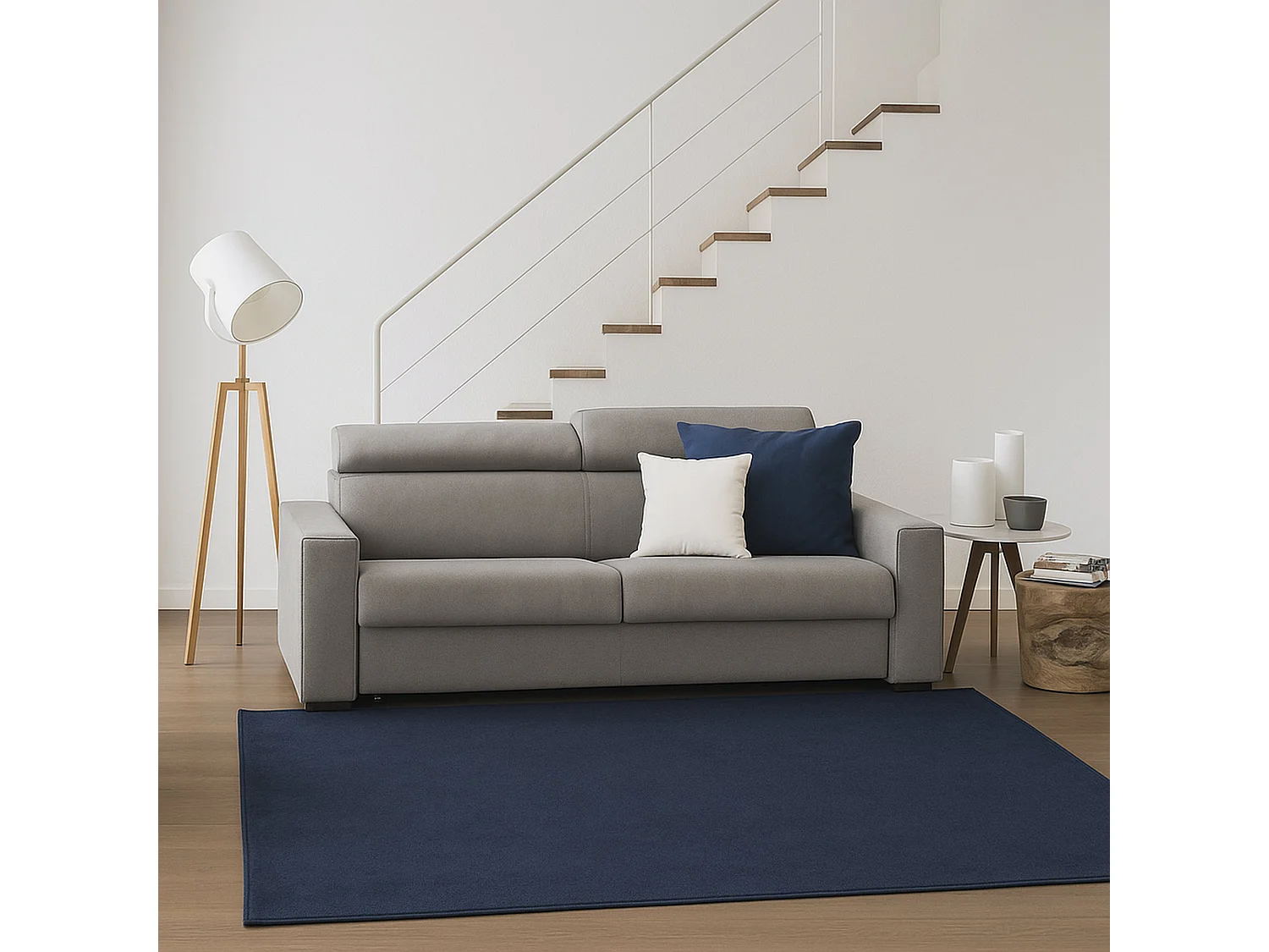 Talamo Italia - Divano fisso 2 posti Kiev, Cm 180x95h85, Tortora