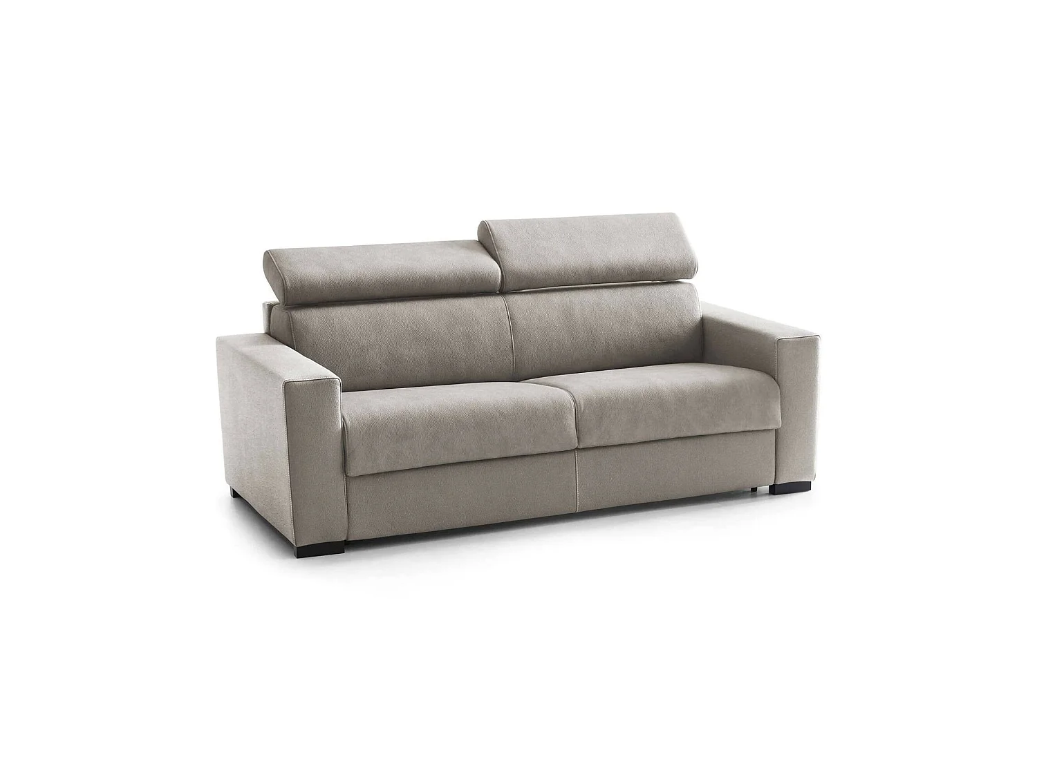 Canapé 2 places en tissu gris DIVANO