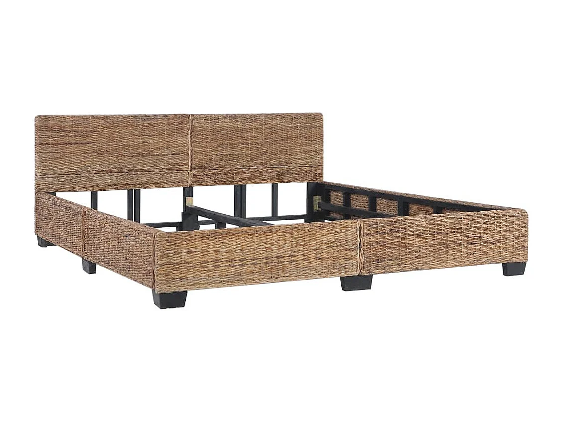 Cadre de lit Rotin naturel 180x200 cm