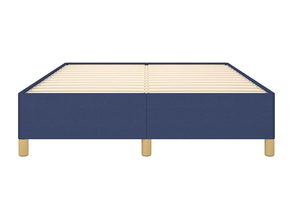 Bedframe zonder matras stof blauw 140x190 cm