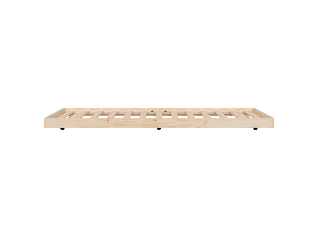 Cadre de lit sans matelas 90x200 cm bois de pin massif