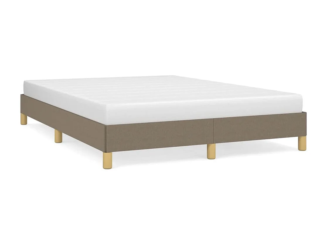 Bedframe zonder matras stof taupe 140x190 cm