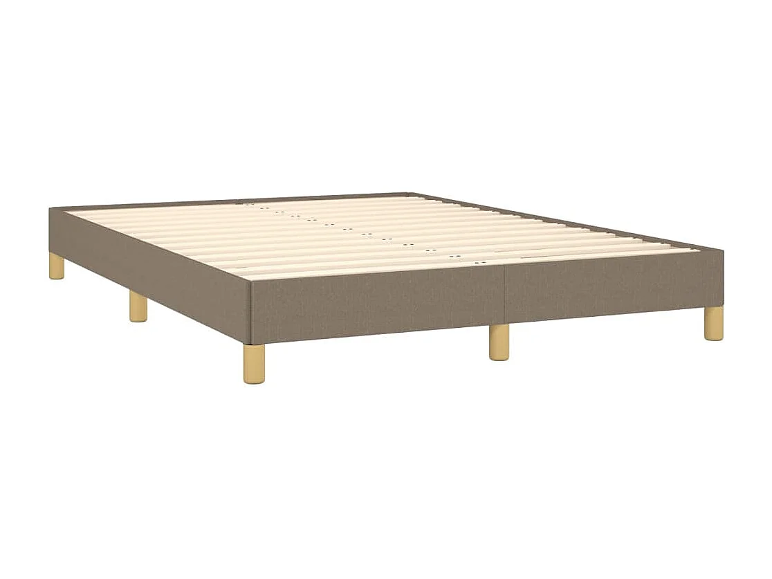 Bedframe zonder matras stof taupe 140x190 cm