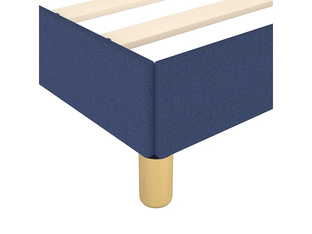 Giroletto senza Materasso Blu 90x190 cm in Tessuto
