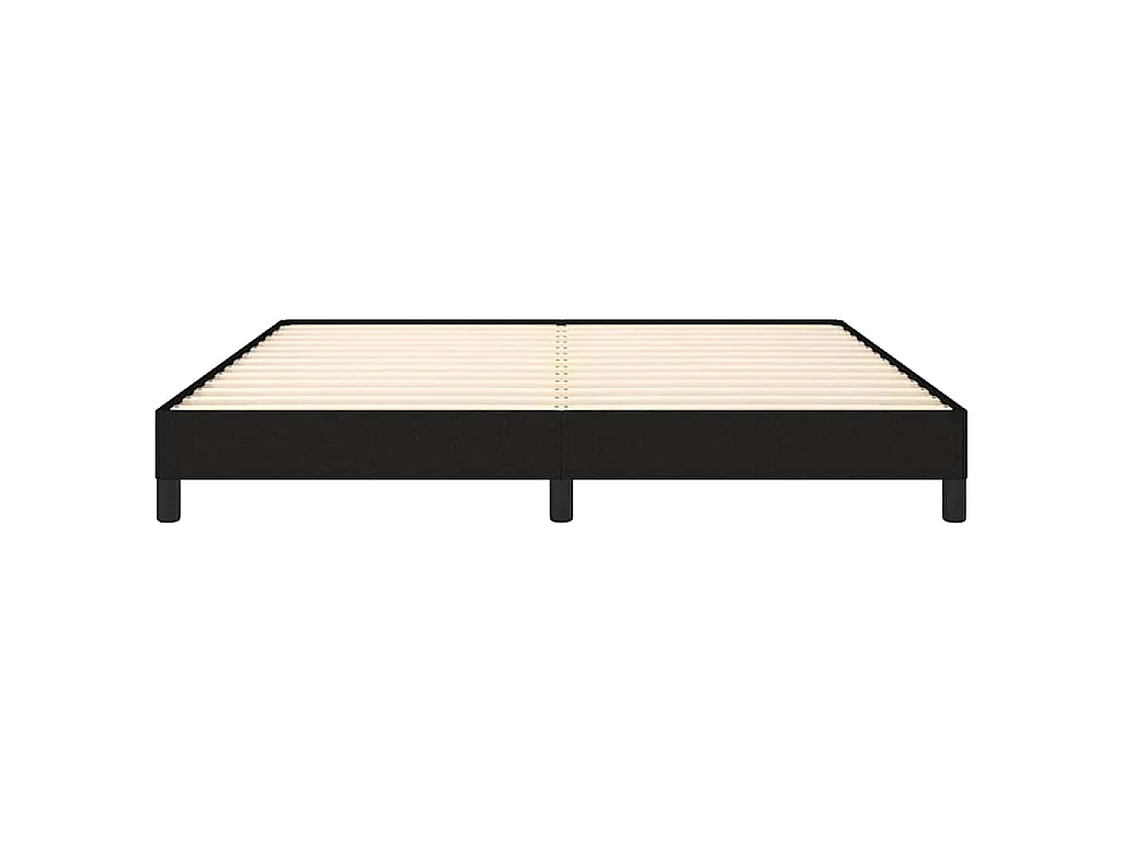 Bedframe zonder matras stof zwart 180x200 cm