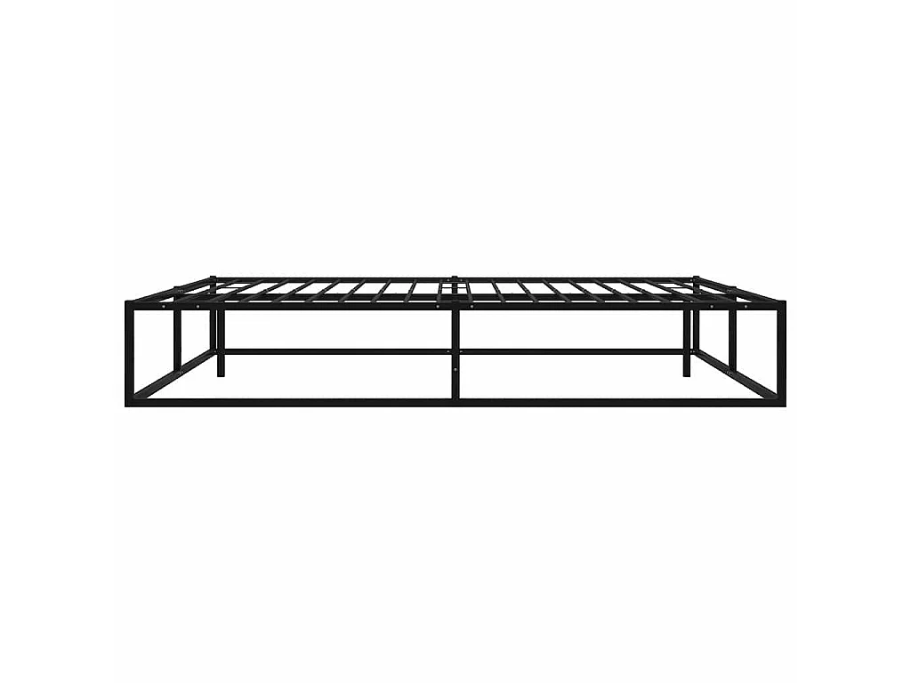 Estrutura de cama 180x200 cm metal preto