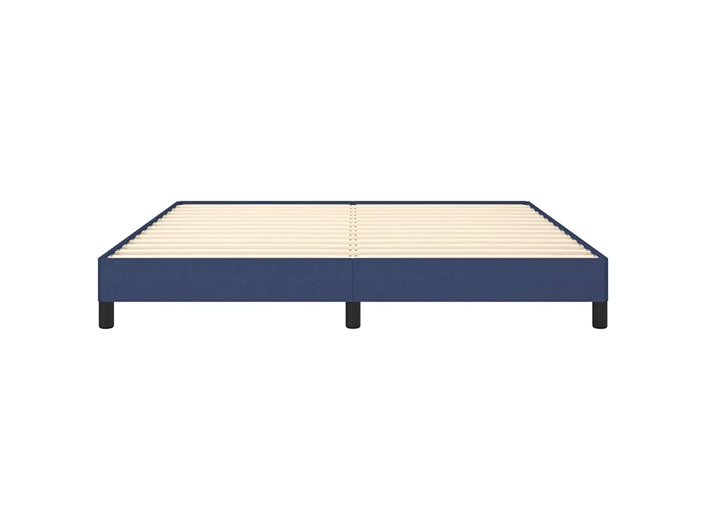 Bedframe zonder matras stof blauw 160x200 cm