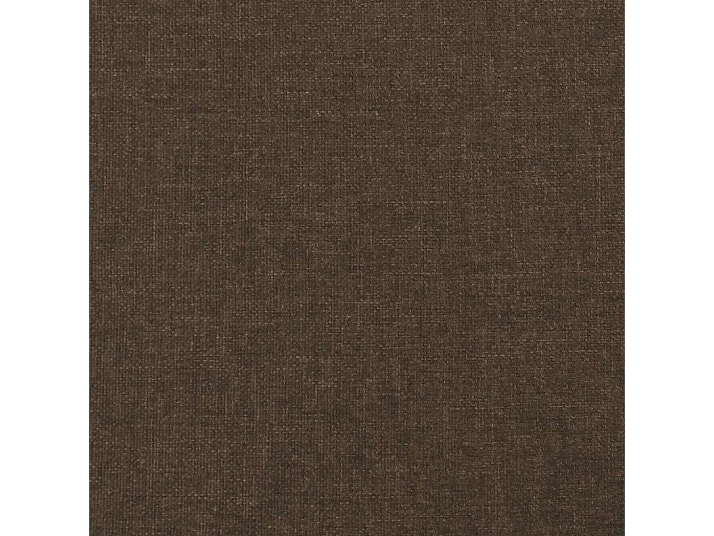 Cadre de lit sans matelas marron foncé 160x200 cm tissu