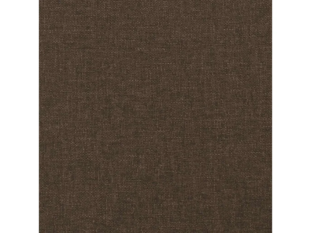 Cadre de lit sans matelas marron foncé 90x190 cm tissu