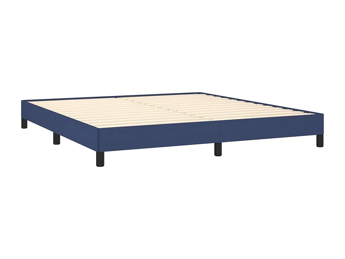Bedframe zonder matras stof blauw 180x200 cm