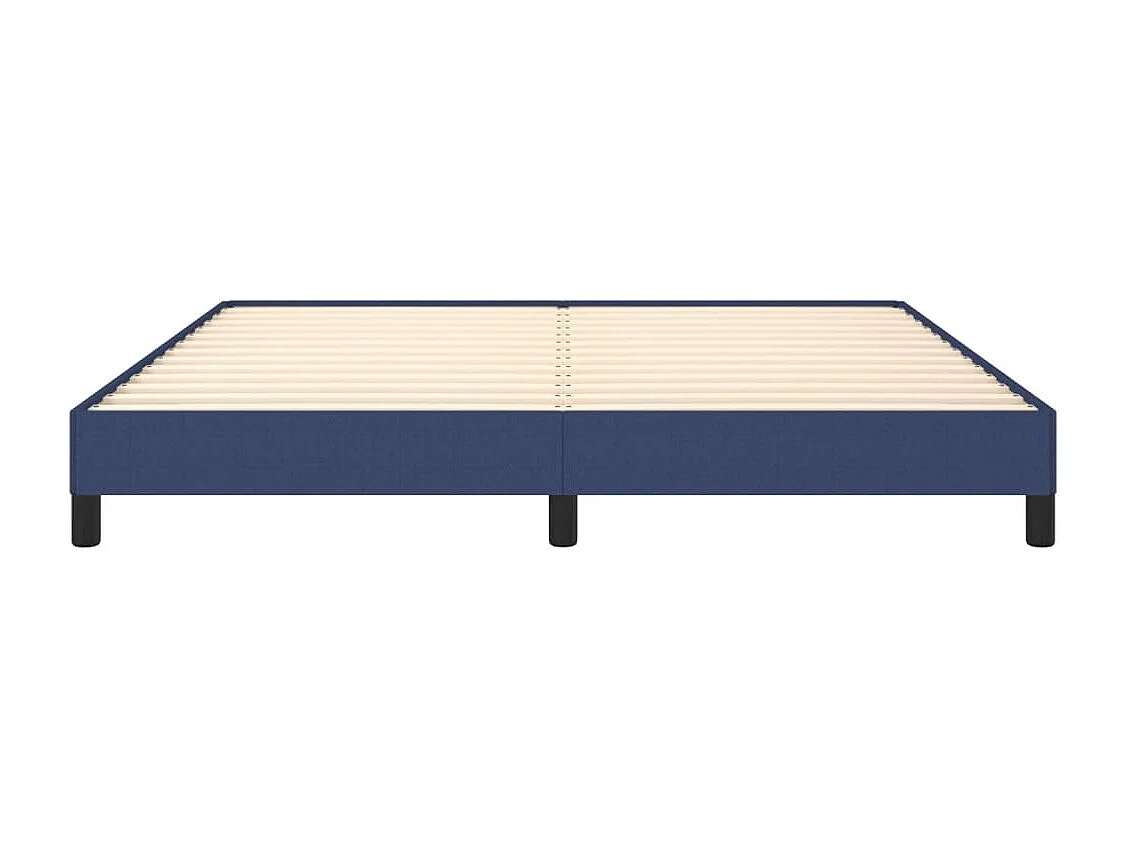 Bedframe zonder matras stof blauw 180x200 cm