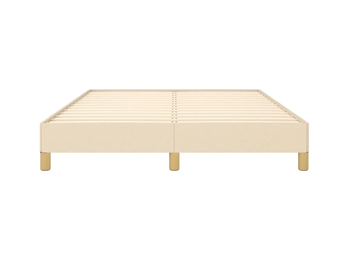 Giroletto senza Materasso Crema 140x190 cm in Tessuto