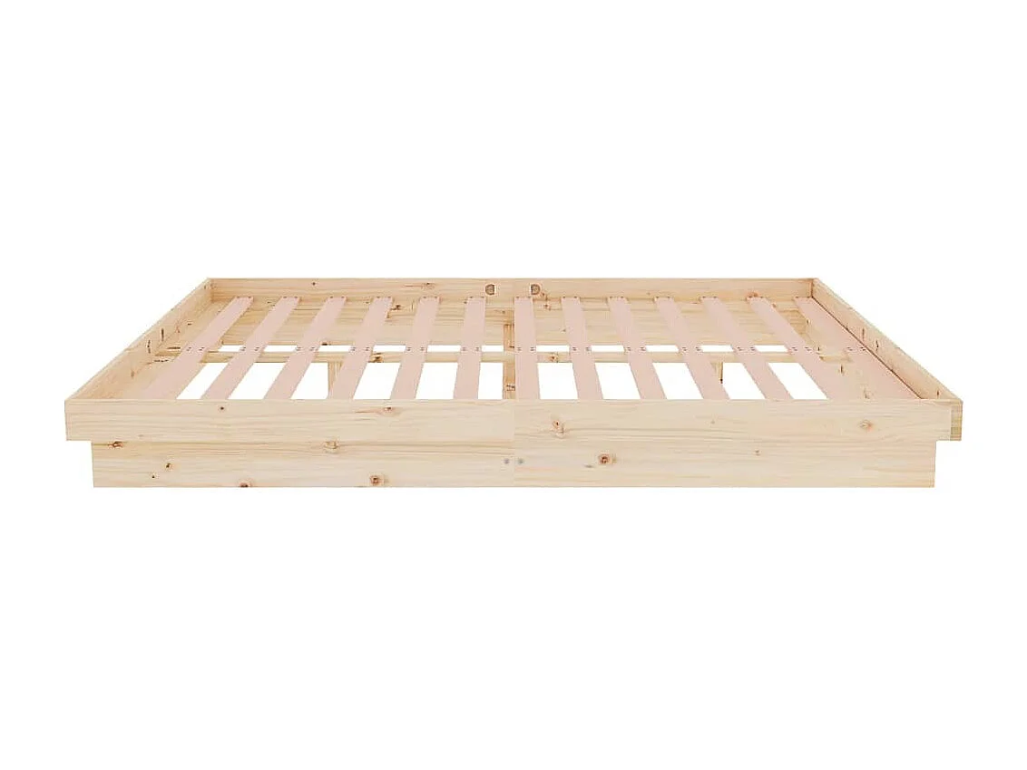 Bedframe massief hout 140x190 cm